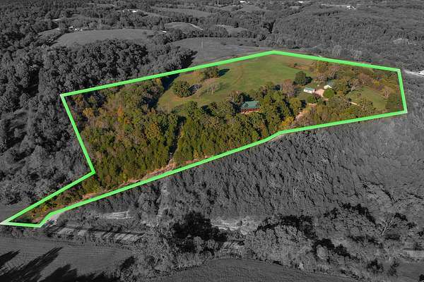 28.1 Acres of Land with Home for Sale in Galena, Missouri