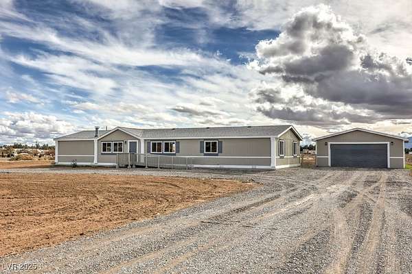 2 Acres of Residential Land with Home for Sale in Pahrump, Nevada