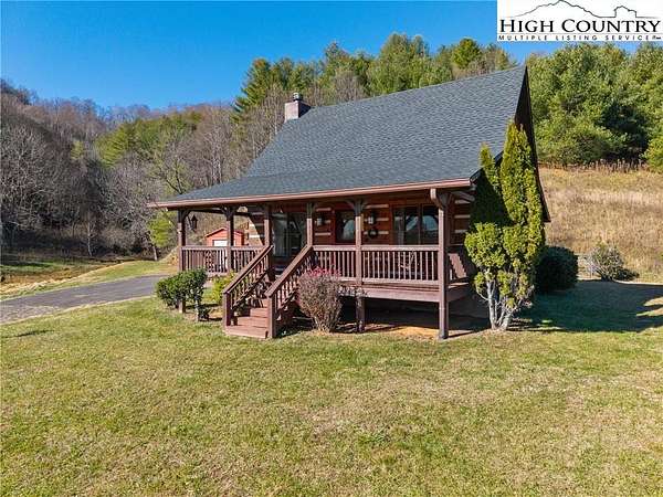 7.29 Acres of Land with Home for Sale in Vilas, North Carolina