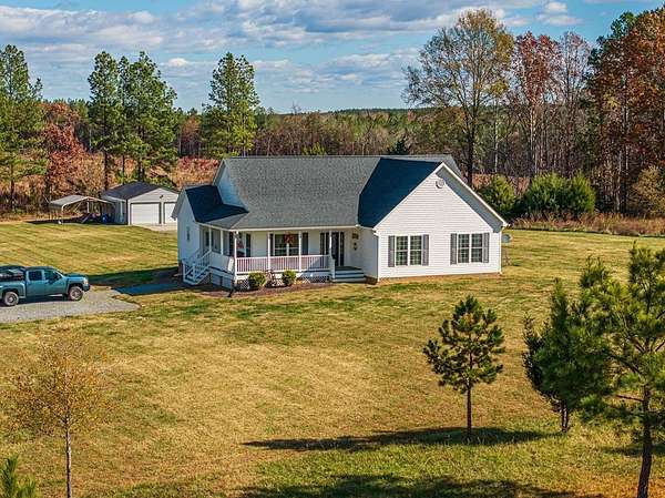 10 Acres of Residential Land with Home for Sale in Scottsburg, Virginia