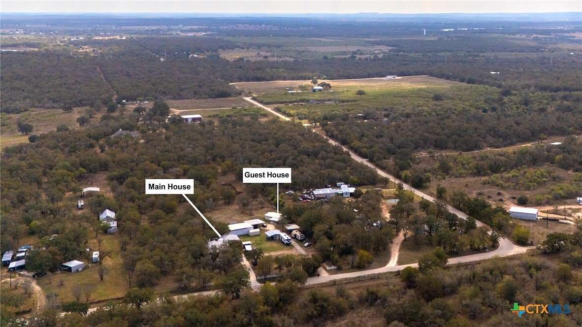 5 Acres of Land with Home for Sale in Kingsbury, Texas