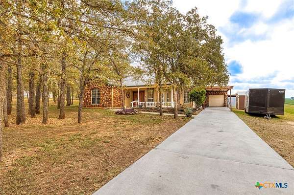 5 Acres of Land with Home for Sale in Kingsbury, Texas