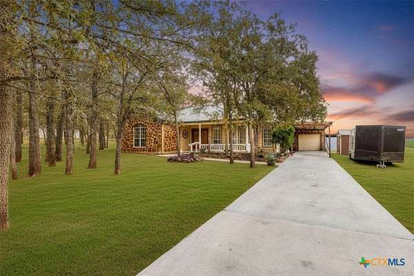 5 Acres of Land with Home for Sale in Kingsbury, Texas