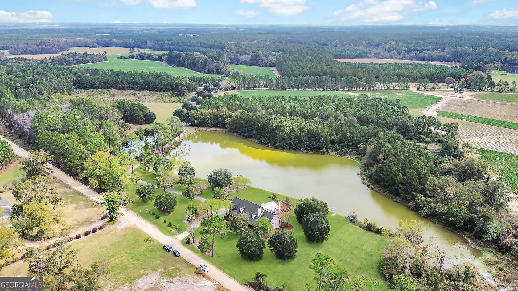 26.2 Acres of Land with Home for Sale in Statesboro, Georgia