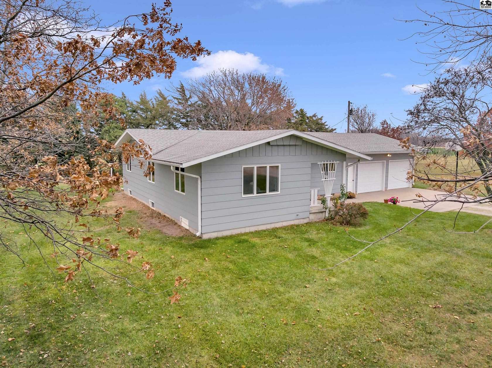 2.7 Acres of Residential Land with Home for Sale in Galva, Kansas