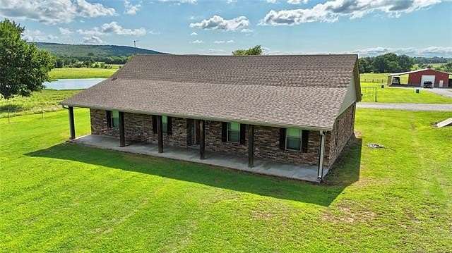 38.8 Acres of Land with Home for Sale in Quinton, Oklahoma