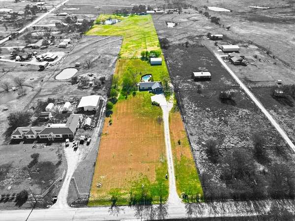 10 Acres of Land with Home for Sale in Sanger, Texas