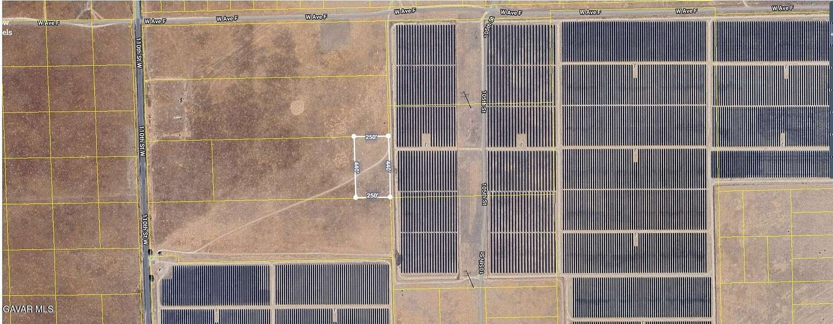 2.5 Acres of Land for Sale in Lancaster, California