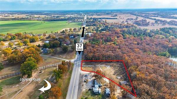 1 Acre of Mixed-Use Land for Sale in Clarksville, Texas