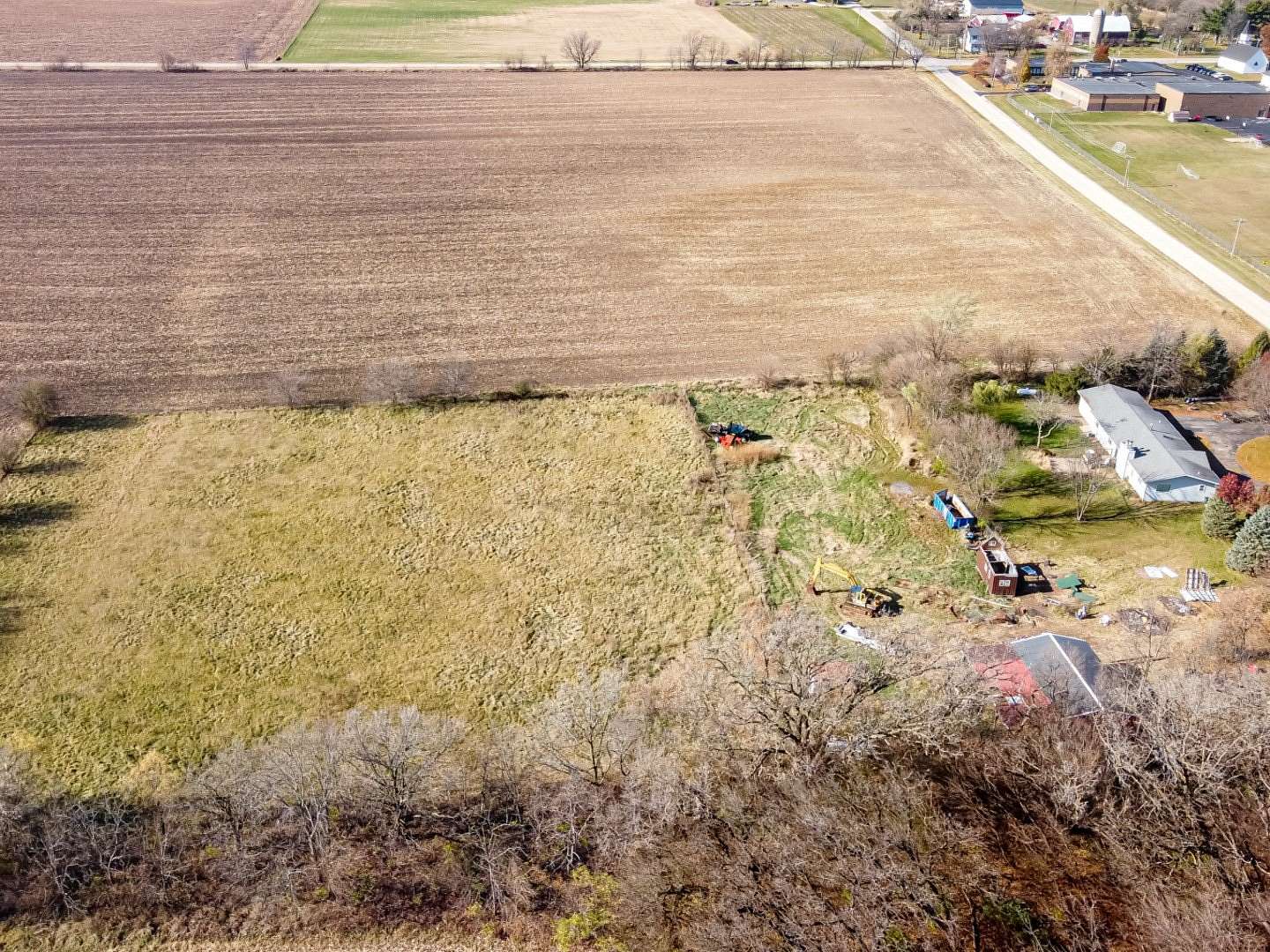 21.6 Acres of Agricultural Land with Home for Sale in Marengo, Illinois