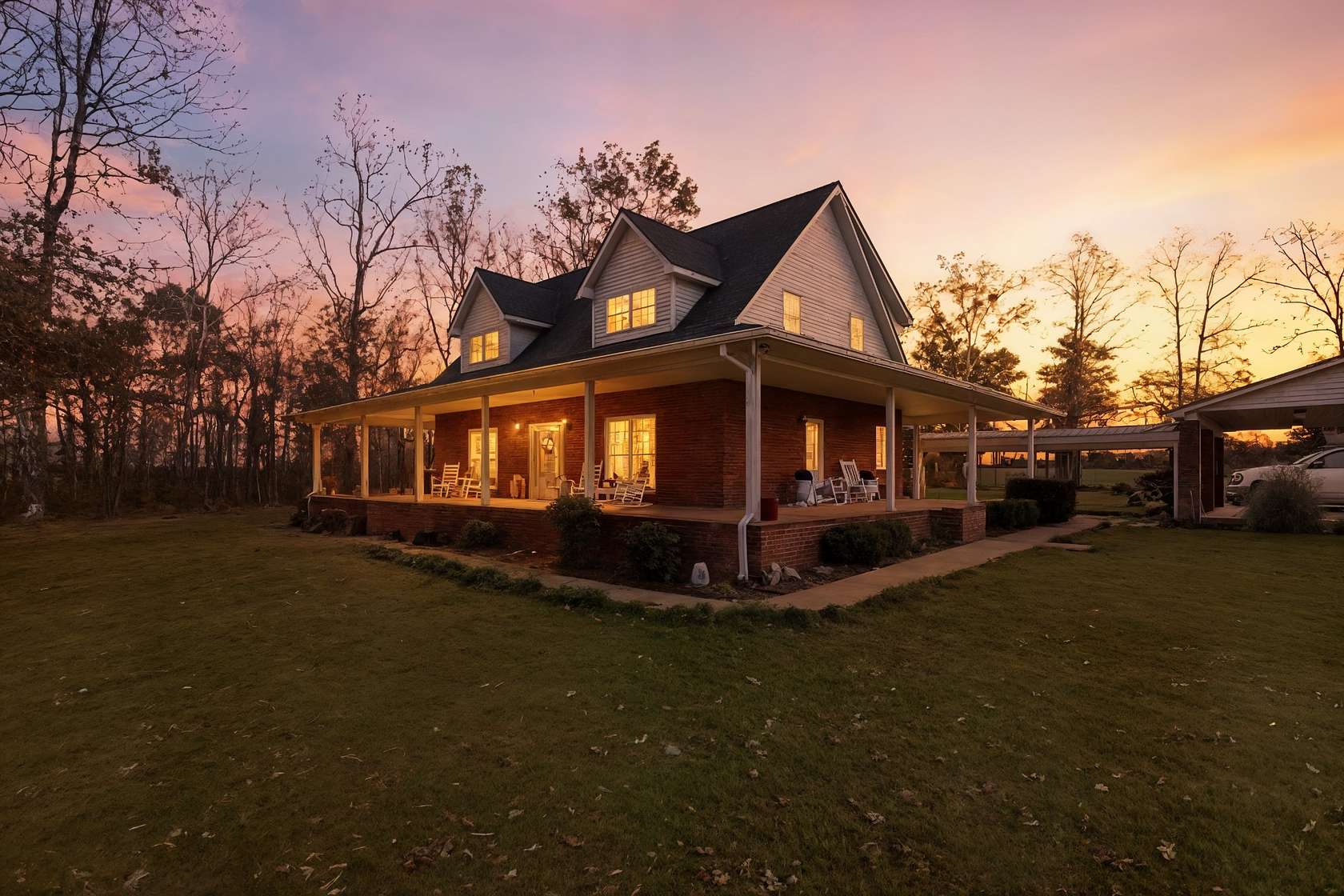 9.5 Acres of Land with Home for Sale in Elora, Tennessee