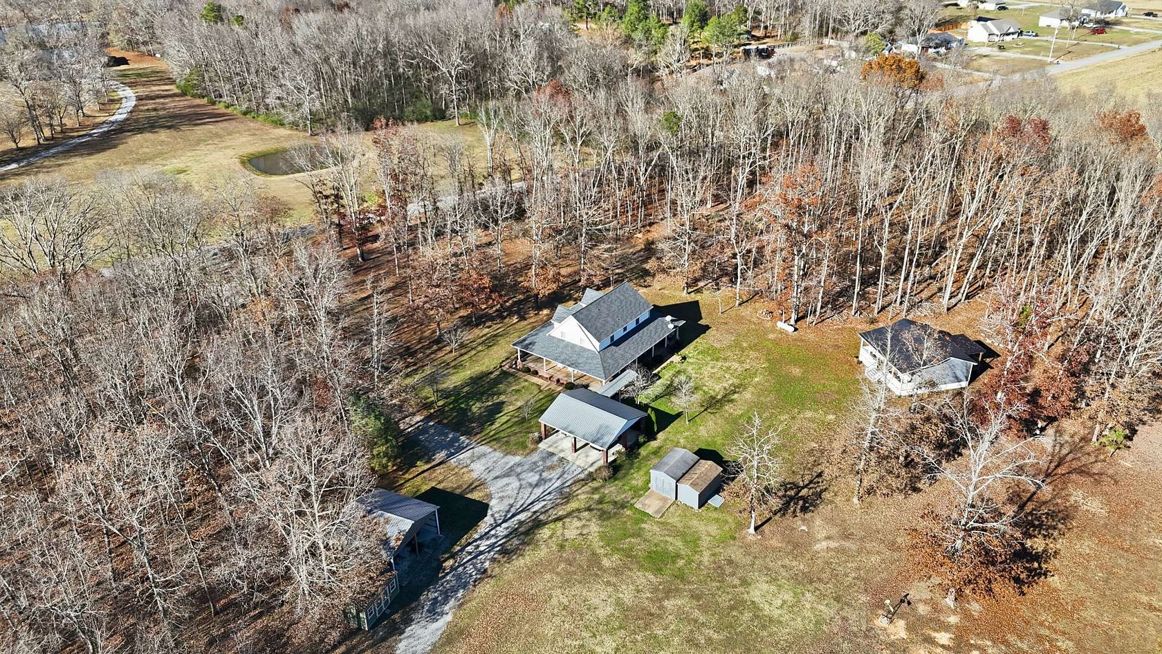 9.5 Acres of Residential Land with Home for Sale in Elora, Tennessee