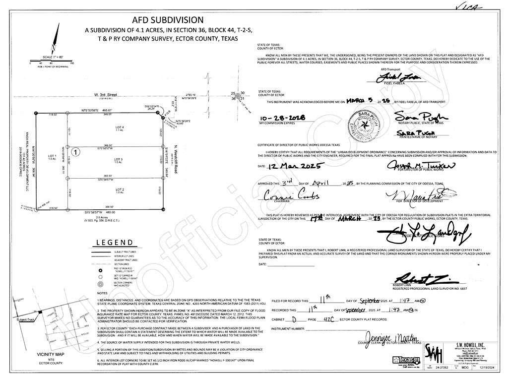 1 Acre of Residential Land for Sale in Odessa, Texas