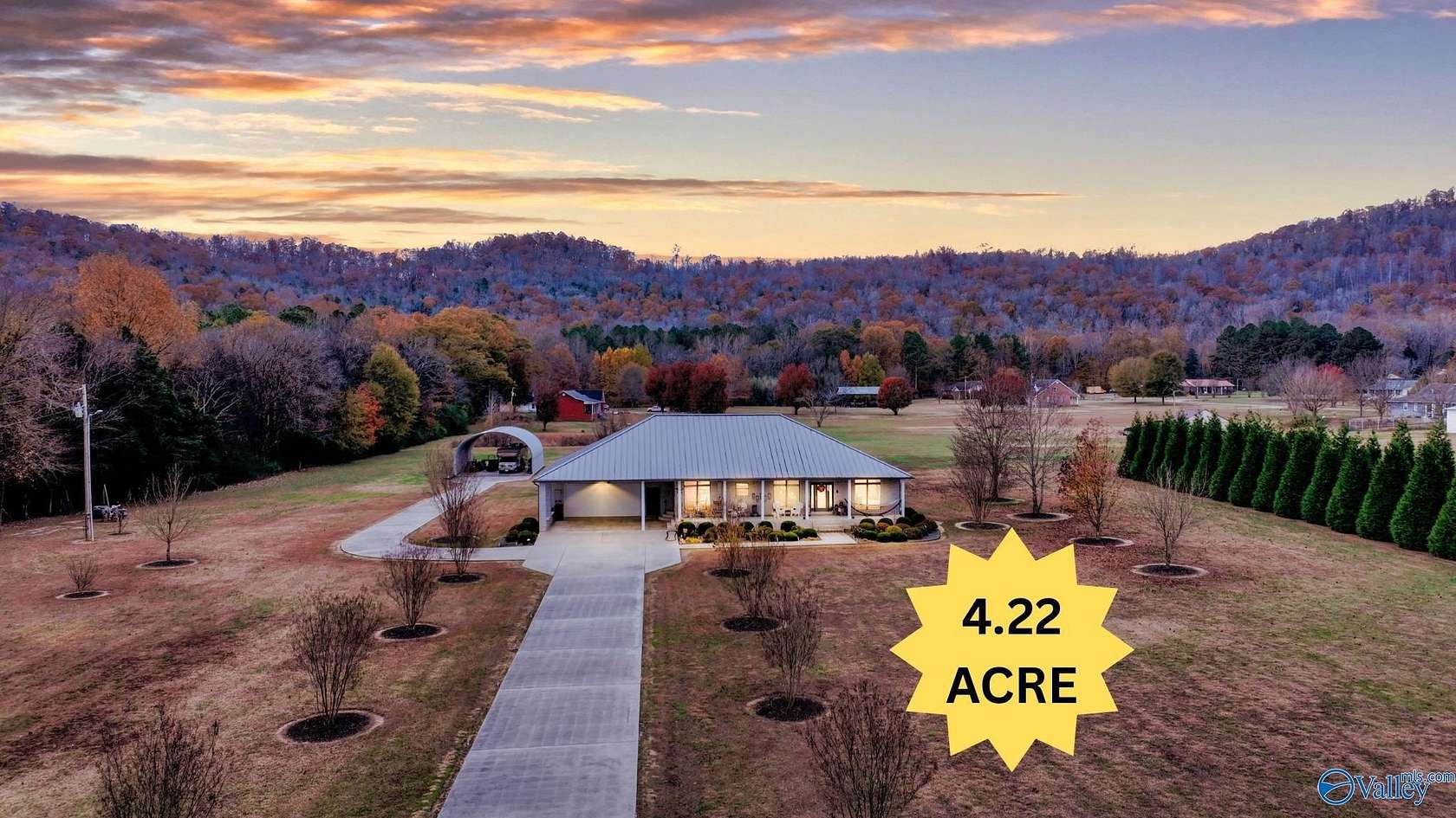 4.22 Acres of Residential Land with Home for Sale in Scottsboro, Alabama