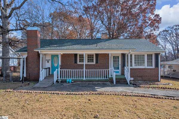 2 Acres of Residential Land with Home for Sale in Greer, South Carolina