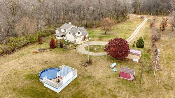 10 Acres of Recreational Land with Home for Sale in Brooklyn, Michigan