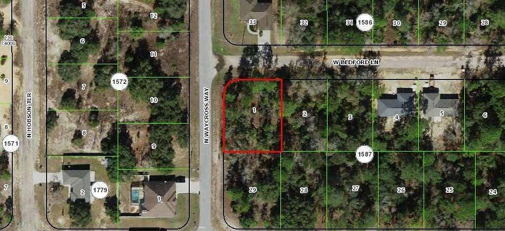 0.26 Acres of Residential Land for Sale in Citrus Springs, Florida