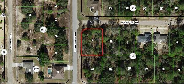 0.26 Acres of Residential Land for Sale in Citrus Springs, Florida