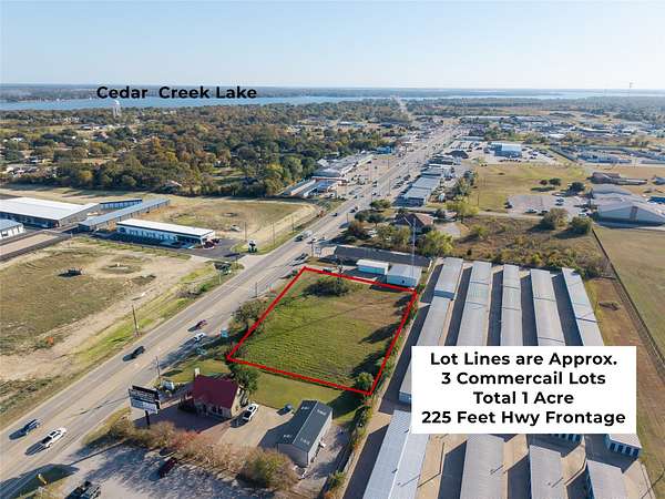 1 Acre of Commercial Land for Sale in Gun Barrel City, Texas