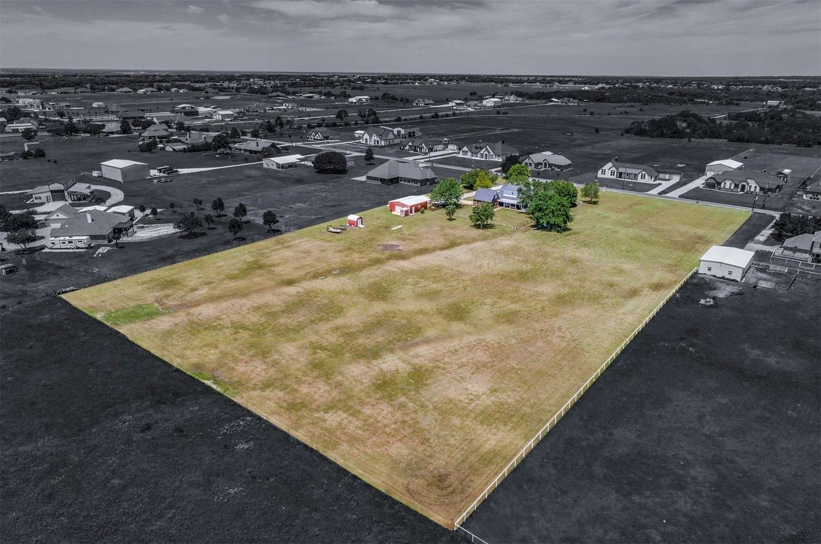 5 Acres of Land with Home for Sale in Gunter, Texas