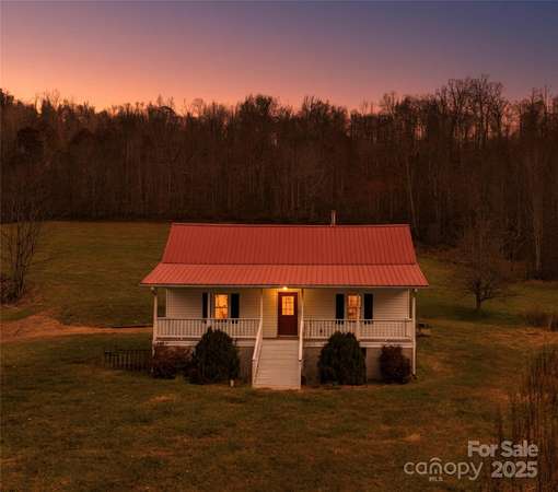 48.2 Acres of Land with Home for Sale in Mars Hill, North Carolina