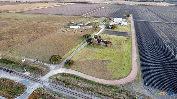 373 Acres of Agricultural Land with Home for Sale in Edna, Texas