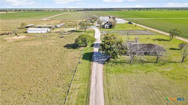 373 Acres of Agricultural Land with Home for Sale in Edna, Texas