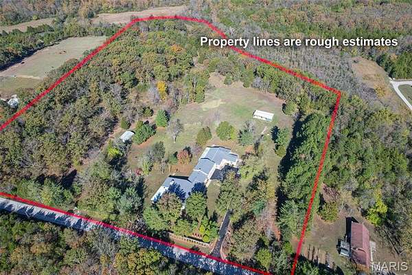 16.6 Acres of Land with Home for Sale in St. Clair, Missouri