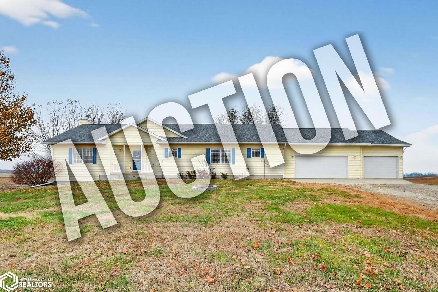 5 Acres of Residential Land with Home for Auction in Cambridge, Iowa