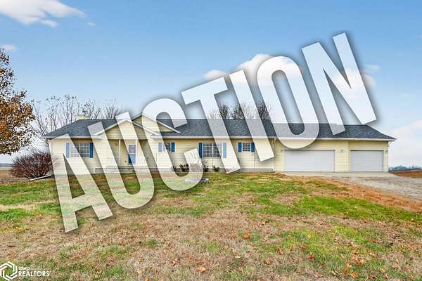 5 Acres of Residential Land with Home for Auction in Cambridge, Iowa