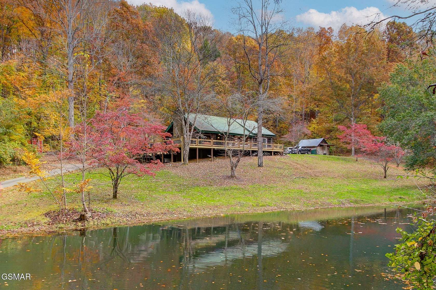 11.3 Acres of Recreational Land with Home for Sale in Seymour, Tennessee