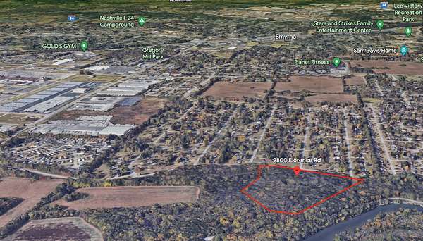 13 Acres of Land for Sale in Smyrna, Tennessee