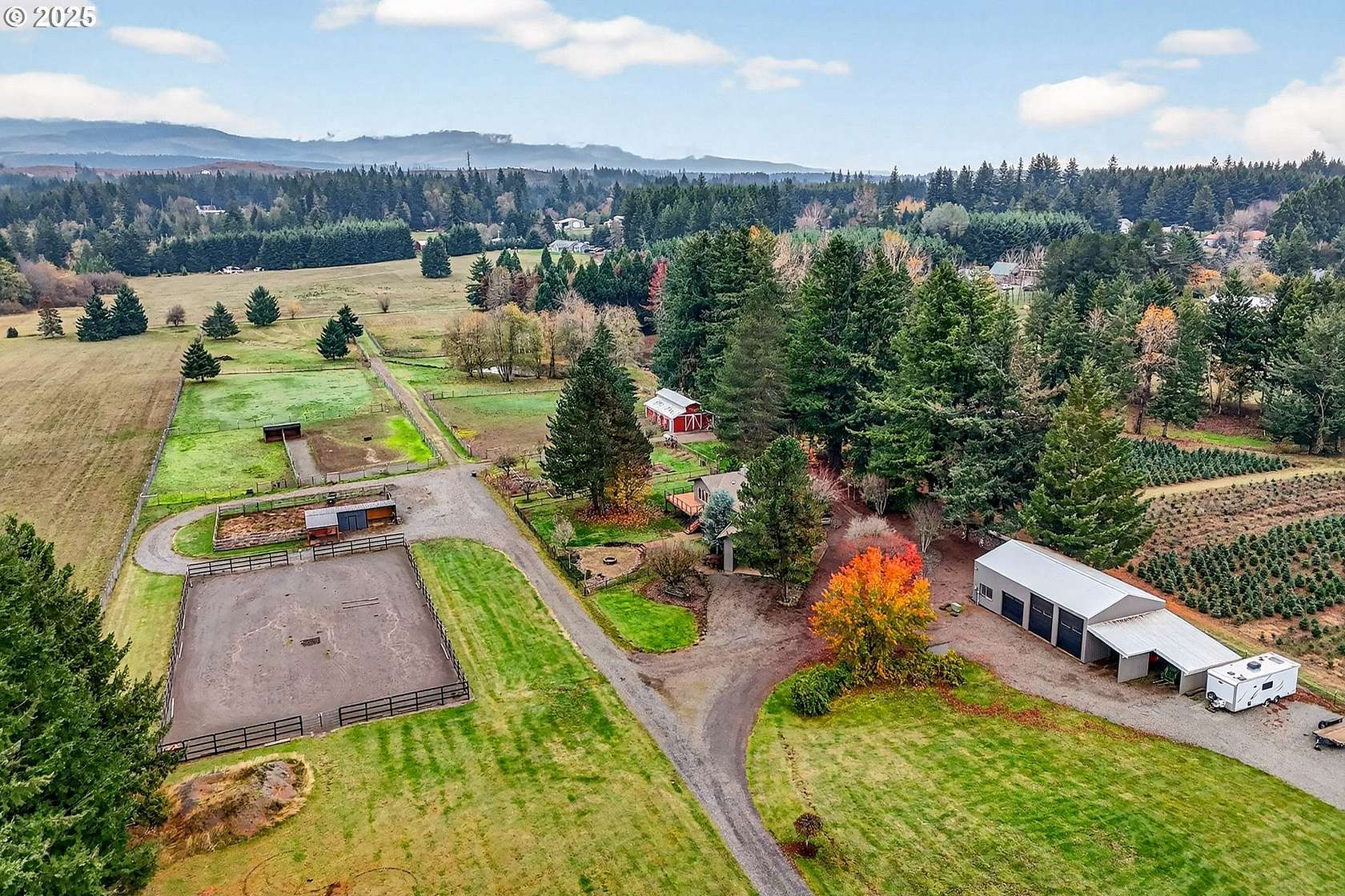 9.46 Acres of Land with Home for Sale in Estacada, Oregon