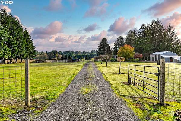 9.46 Acres of Land with Home for Sale in Estacada, Oregon