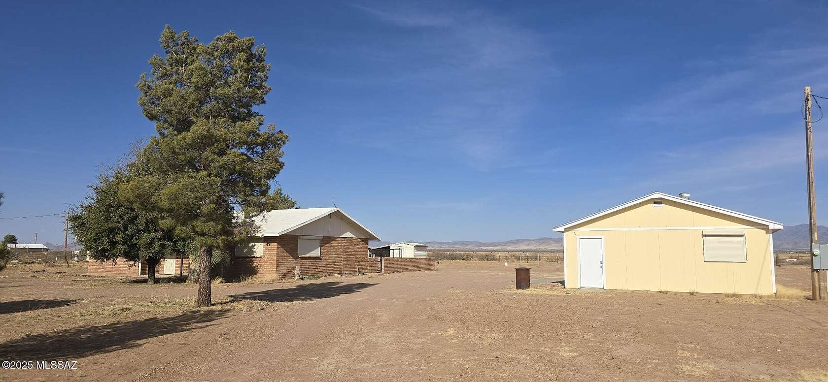 4 Acres of Residential Land with Home for Sale in Pearce, Arizona