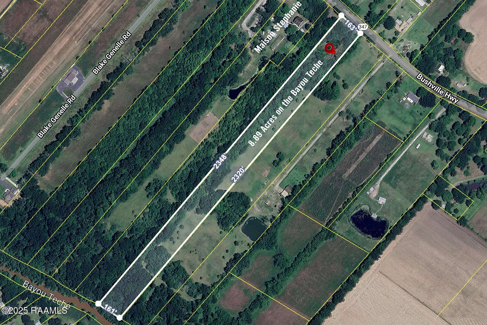 8.89 Acres of Residential Land for Sale in Arnaudville, Louisiana