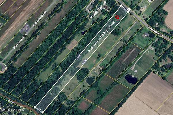 8.89 Acres of Residential Land for Sale in Arnaudville, Louisiana