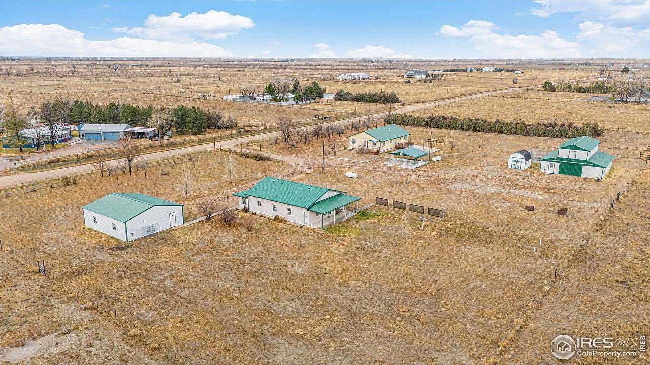 40 Acres of Land with Home for Sale in Wiggins, Colorado