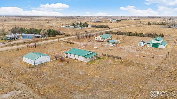 40 Acres of Land with Home for Sale in Wiggins, Colorado