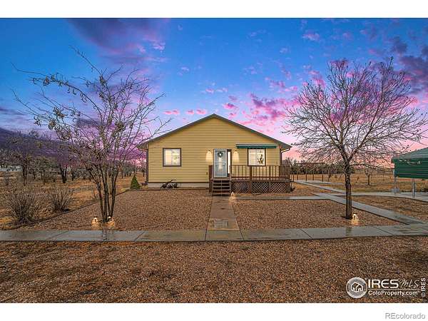 40 Acres of Land with Home for Sale in Wiggins, Colorado