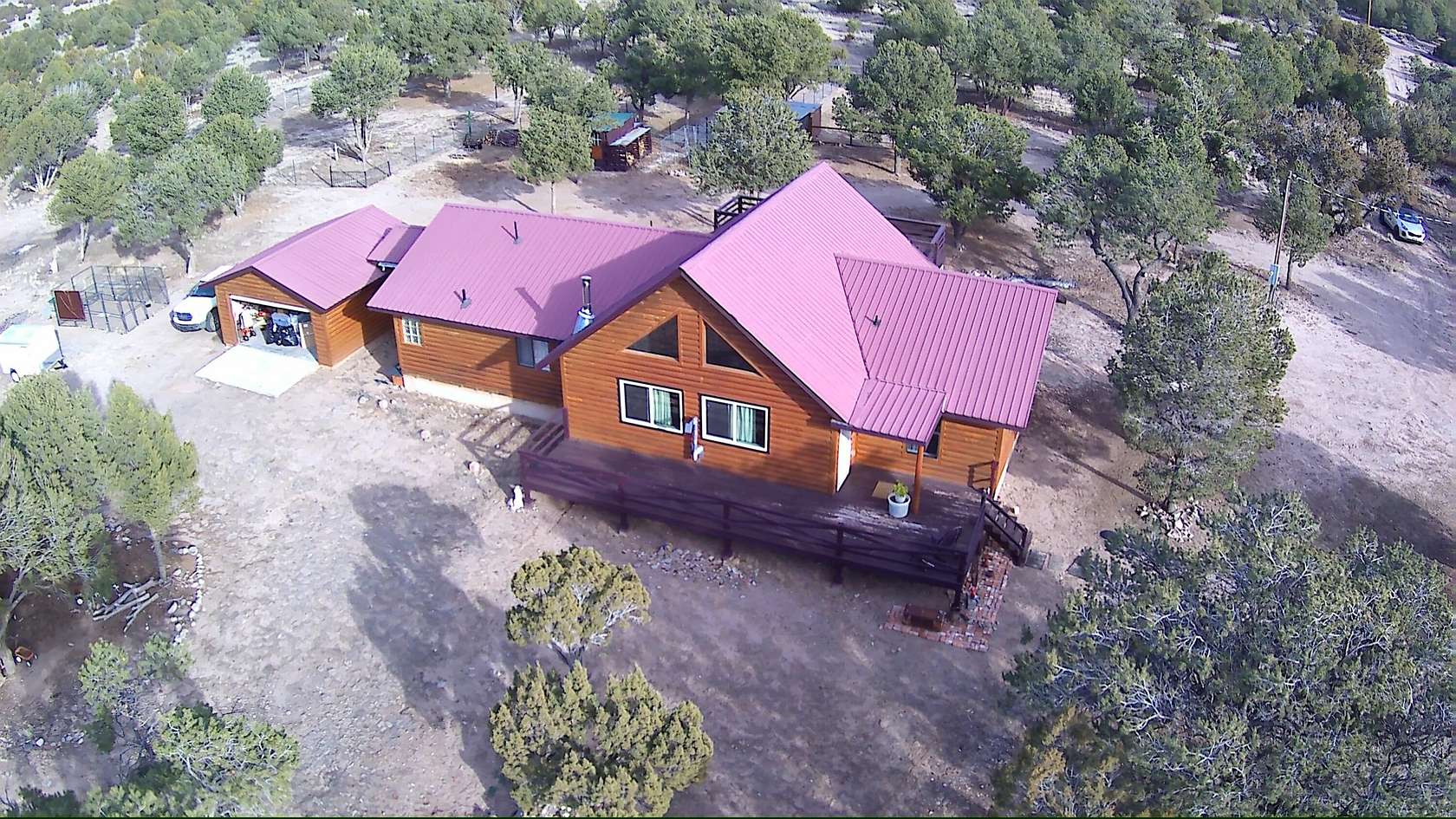 13.7 Acres of Recreational Land with Home for Sale in Pie Town, New Mexico