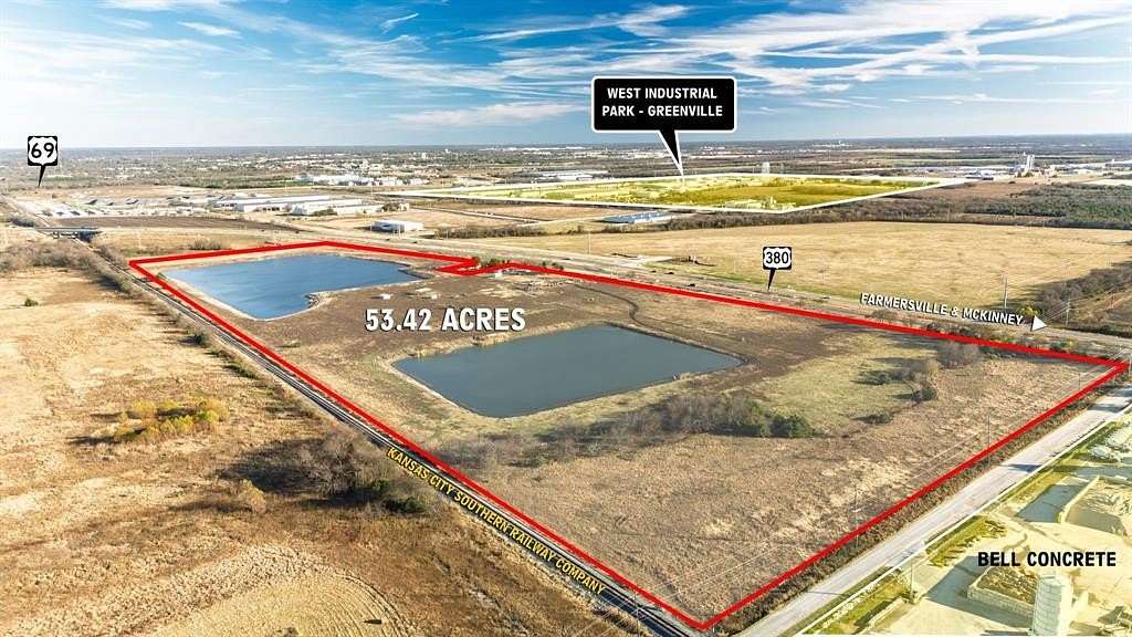 54 Acres of Land for Sale in Greenville, Texas