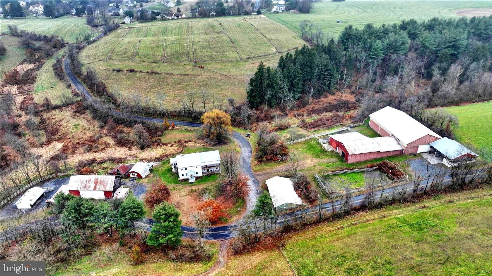 69 Acres of Agricultural Land with Home for Sale in Schuylkill Haven, Pennsylvania