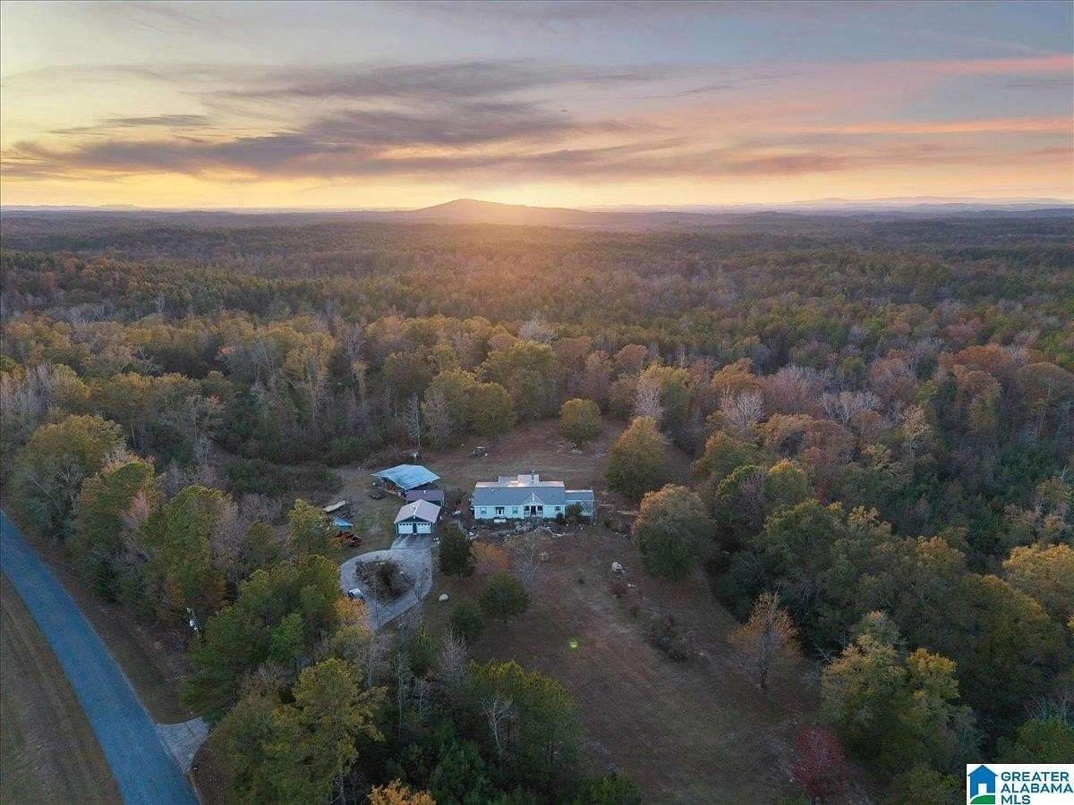114 Acres of Land with Home for Sale in Alpine, Alabama