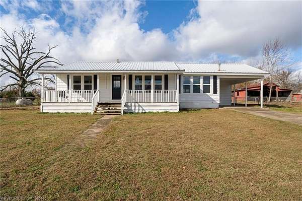 2.87 Acres of Residential Land with Home for Sale in Muldrow, Oklahoma