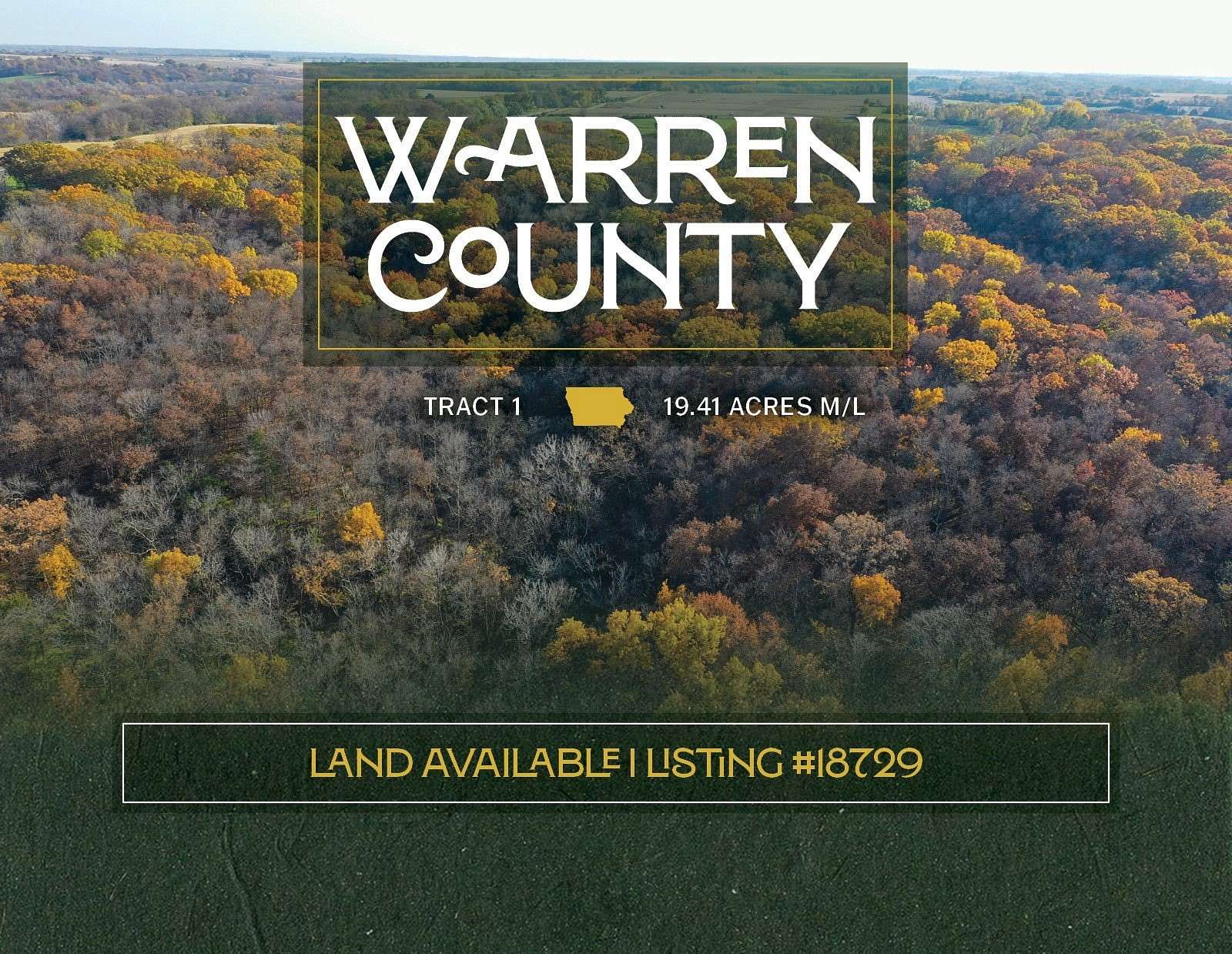 19.4 Acres of Land for Sale in Carlisle, Iowa