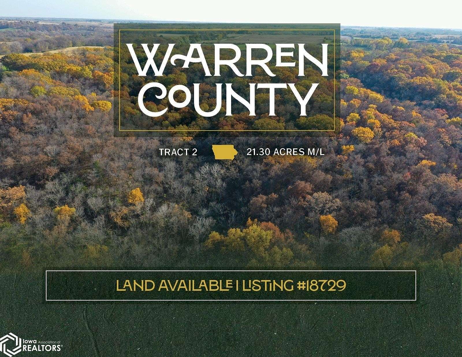 21.3 Acres of Recreational & Residential Land for Sale in Carlisle, Iowa
