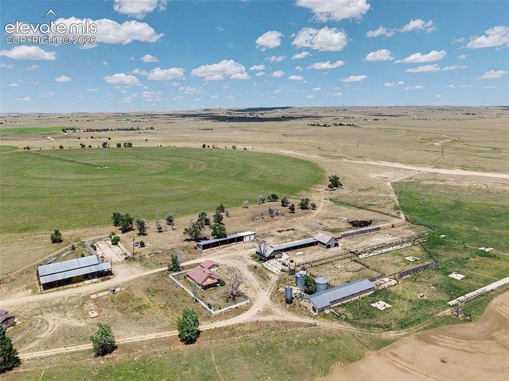 753 Acres of Agricultural Land with Home for Sale in Calhan, Colorado
