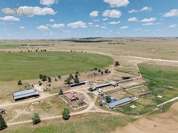 753 Acres of Agricultural Land with Home for Sale in Calhan, Colorado