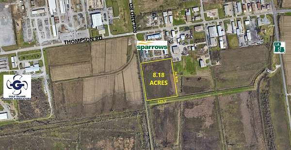 8.18 Acres of Land for Sale in Houma, Louisiana